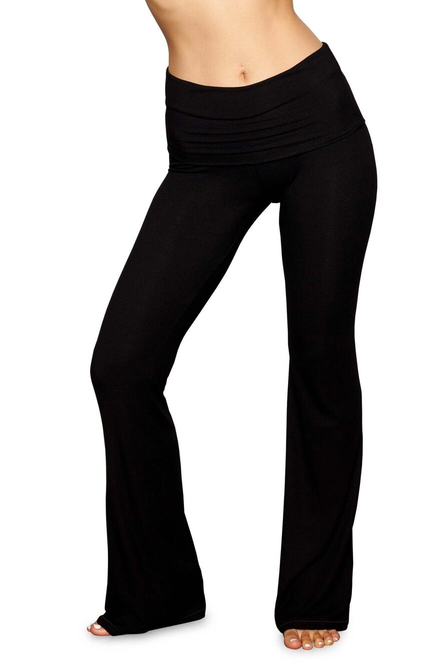 SKIMS Soft Lounge Foldover Pants Onyx - S